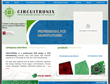 Tablet Screenshot of circuitronix.in